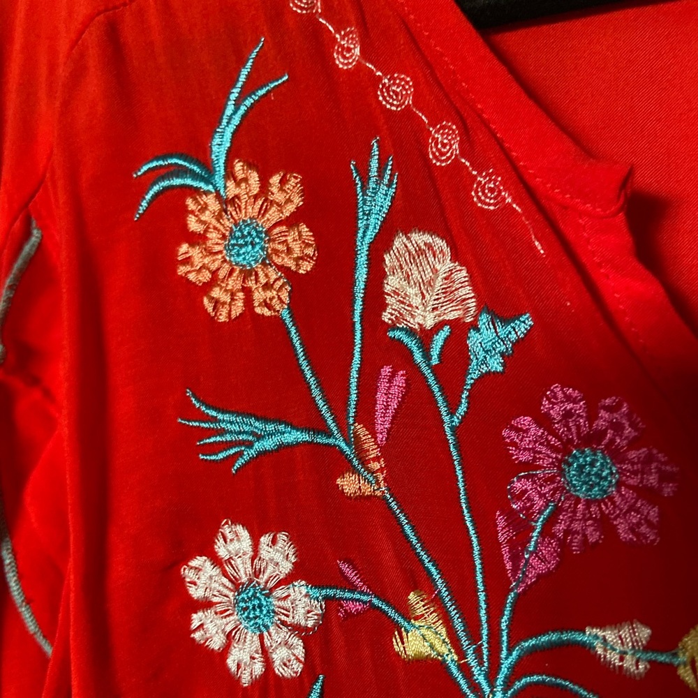Grand and Greene 2X fiesta top blouse traditional